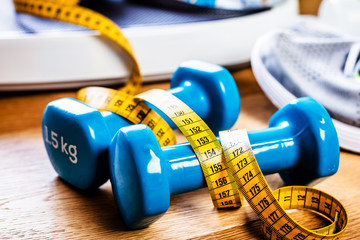 Fitness Hintergrund (Gewichts abnehmen)