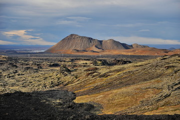 Iceland. Krafla Lava Fields