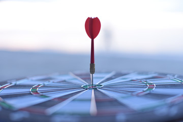 Target opportunity, business concept .