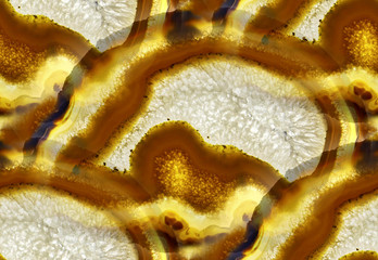 Agate Crystal cross section as seamless background