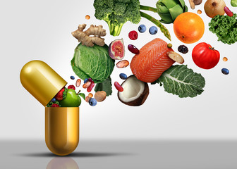 Vitamins Supplements - obrazy, fototapety, plakaty