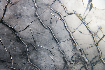 Obraz premium Cracked ice