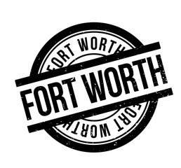 Fort Worth rubber stamp. Grunge design with dust scratches. Effects can be easily removed for a clean, crisp look. Color is easily changed.
