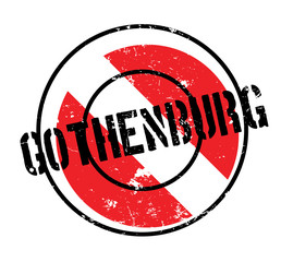 Gothenburg rubber stamp. Grunge design with dust scratches. Effects can be easily removed for a clean, crisp look. Color is easily changed.