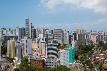 Fototapeta na wymiar View of buildings in the city of Salvador Bahia Brazil