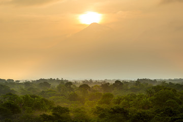 Volcan Tajumulco Guatemala Sunset