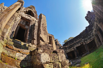 Naklejka premium Bayon temple in Angkor Wat complex