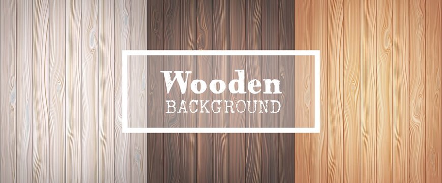 three wooden backgrounds