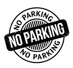 No Parking rubber stamp. Grunge design with dust scratches. Effects can be easily removed for a clean, crisp look. Color is easily changed.