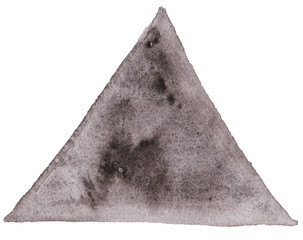 Watercolor triangle