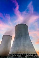Nuclear power plant, South Bohemia, Czech Republic