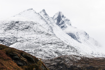Obraz premium Hurrungane Mountains in Jotunheimen