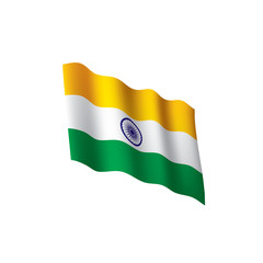 India flag, vector illustration