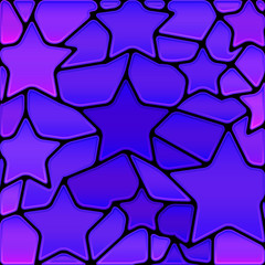 abstract vector stained-glass mosaic background