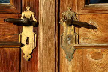 Antique door Fittings, Antike Türbeschläge