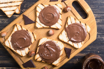 nut nougat cream sandwich