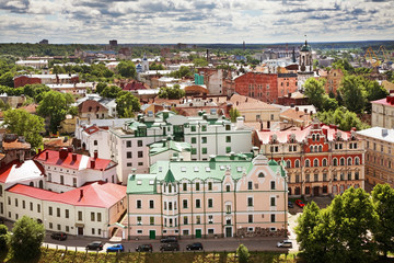 Obraz premium Panoramic view of Vyborg. Russia