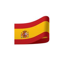 spain flag, vector illustration