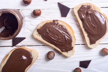 nut nougat cream sandwich