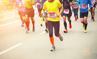 Marathon Läufer