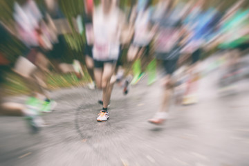 Marathon Läufer