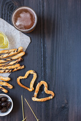 Black, Heart, Grissini, Love, Symbol, Cookie, food, meal, snack,