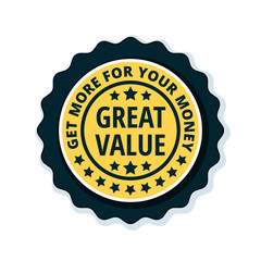 Great Value label illustration