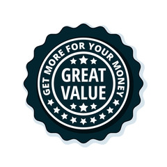 Great Value label illustration