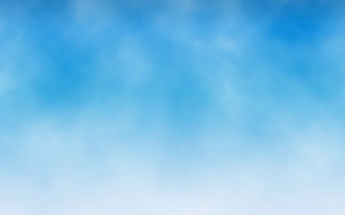 Naklejka na ściany i meble Sky background. White clouds in blue sky. Realistic texture for website. Abstract backdrop. Minimalist design. Vector illustration