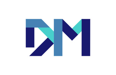 DM Ribbon Letter Logo