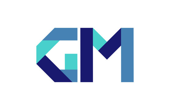 GM Ribbon Letter Logo