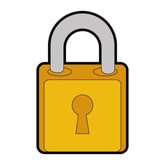 safe secure padlock icon vector illustration design