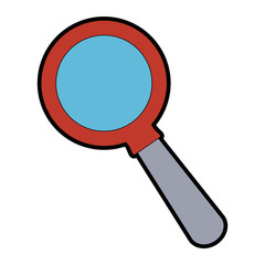 search magnifying glass icon vector illustration design