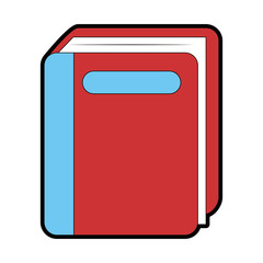 text book isolated icon vector illustration design