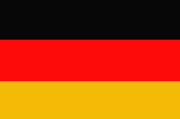 Obraz premium Bright background with flag of Germany.
