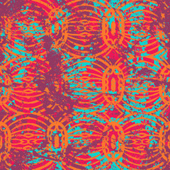 Geometric grunge pattern