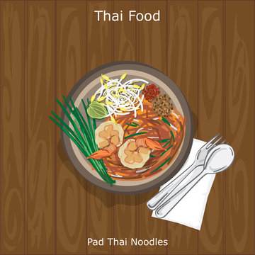 thai food Pad Thai Noodles
