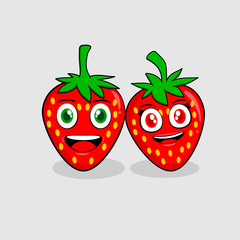 strawberry character couple