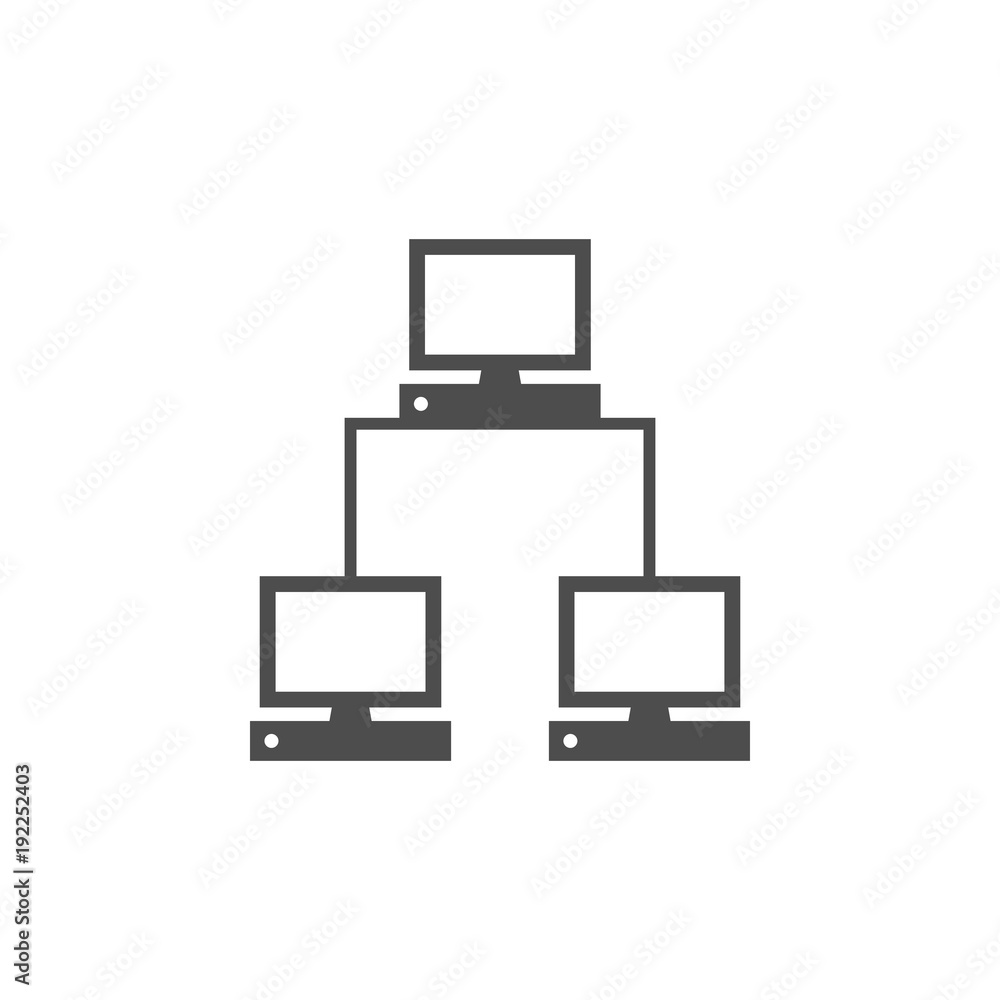 Poster computer communication icon. elements of web icon. premium quality graphic design icon. signs and sy