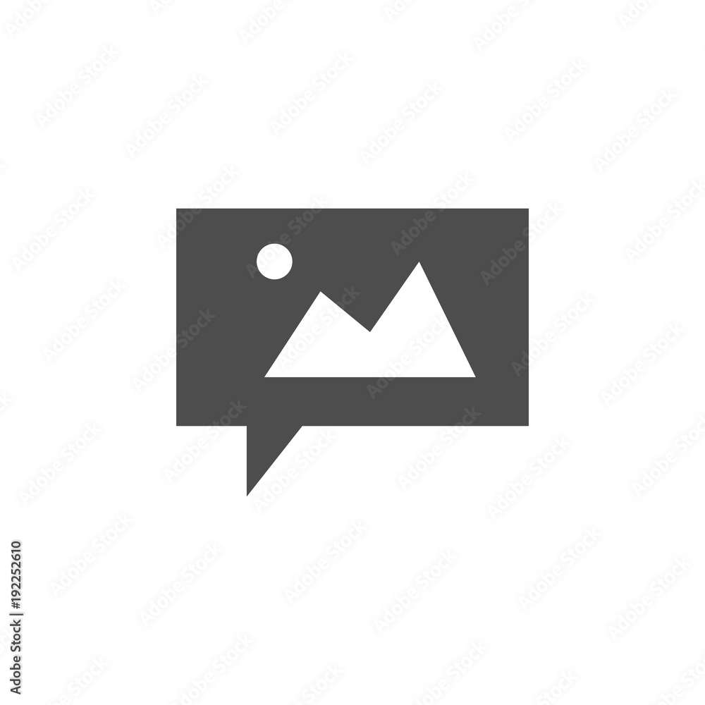 Aufkleber bubble description of nature icon. elements of web icon. premium quality graphic design icon. signs 