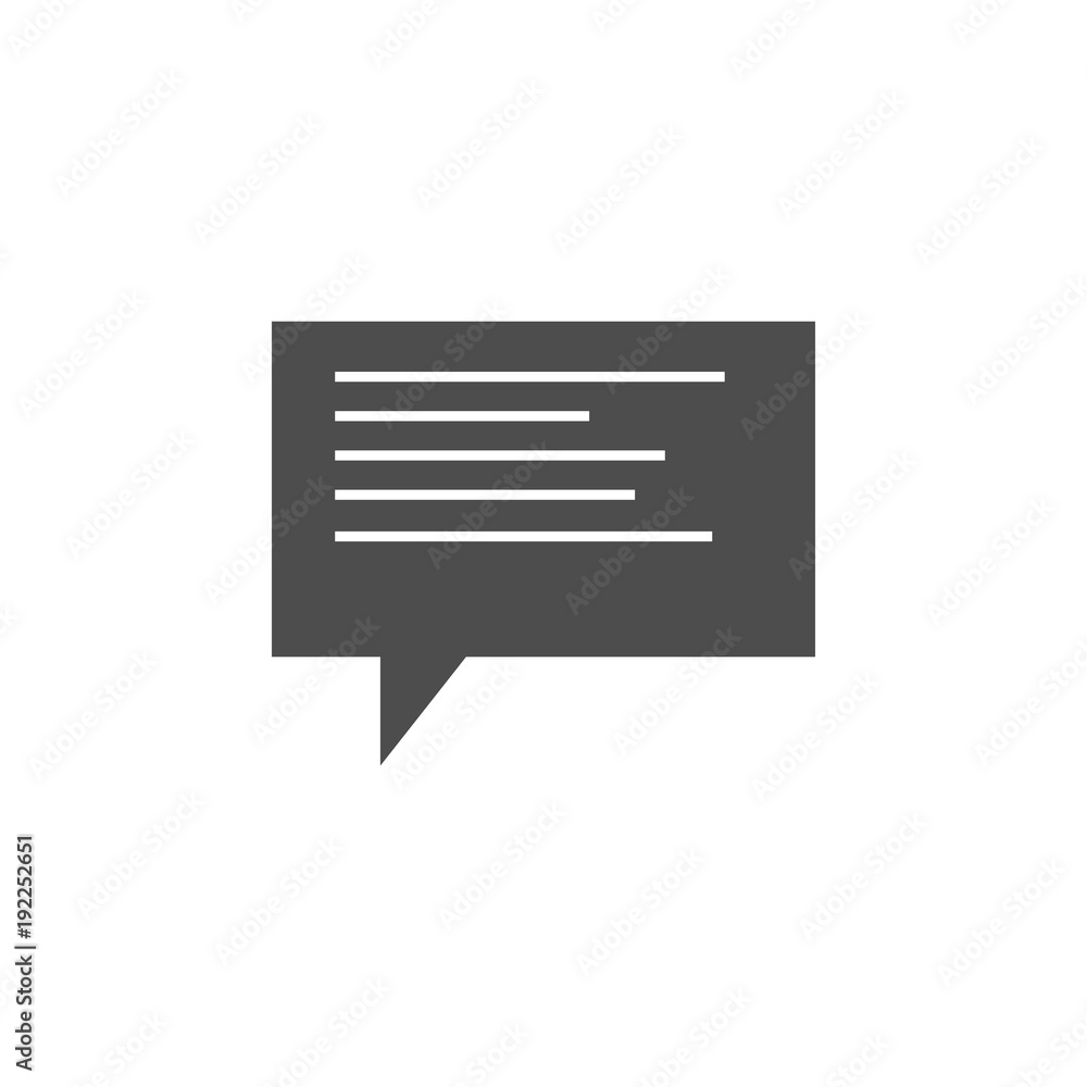 Poster bubbles communicating with the text icon. elements of web icon. premium quality graphic design icon.