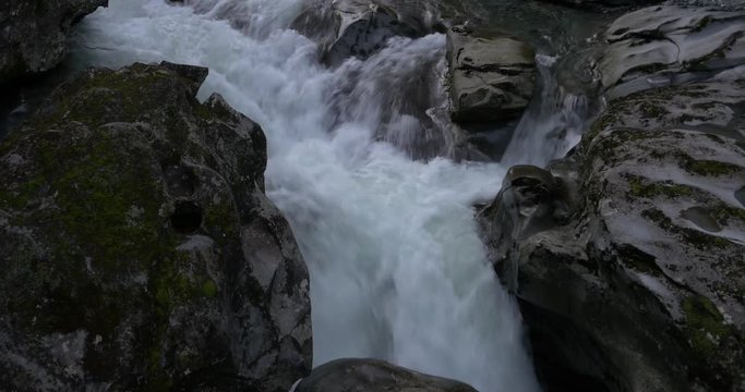New Zealand Mountain Waterfall Cascade River