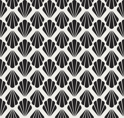 Vintage Art Deco Seamless Pattern. Geometric decorative texture. 
