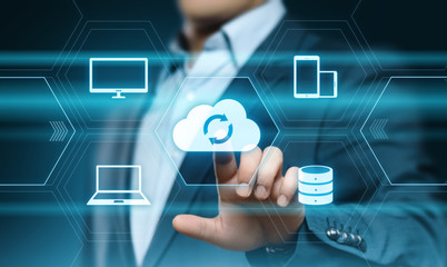 Cloud Computing Technology Internet Storage Network Concept