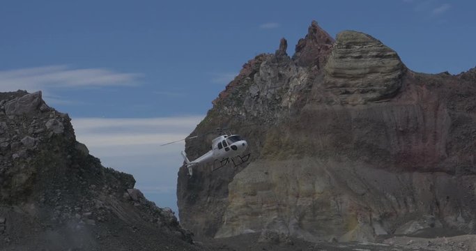 New Zealand White Island Volcano Helicopter