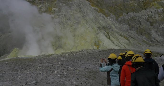 New Zealand White Island Volcano