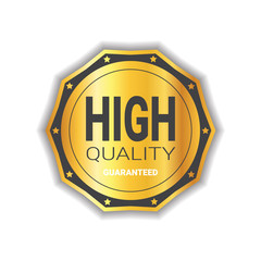 High Quality Sticker Golden Medal Icon Guaranteed