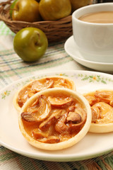 Closeup of cashew nut cookie