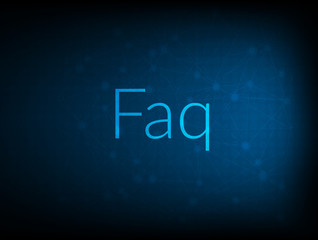 Faq abstract Technology Backgound