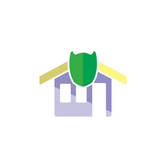 Shield House Logo Icon Design